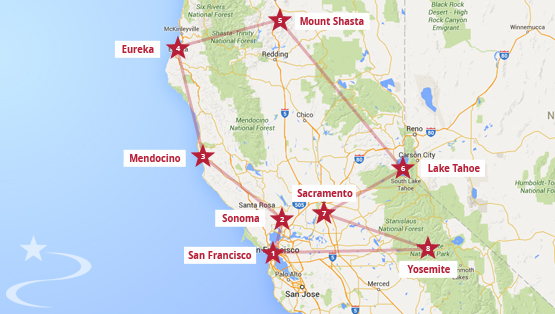 Northern California Highlights 14 Days Itinerary from San Francisco ...